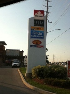 Petro Canada's Price