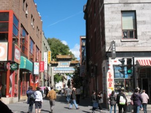 Chinatown in Montreal