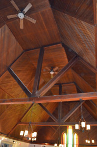 High Vaulted Wooden Ceiling